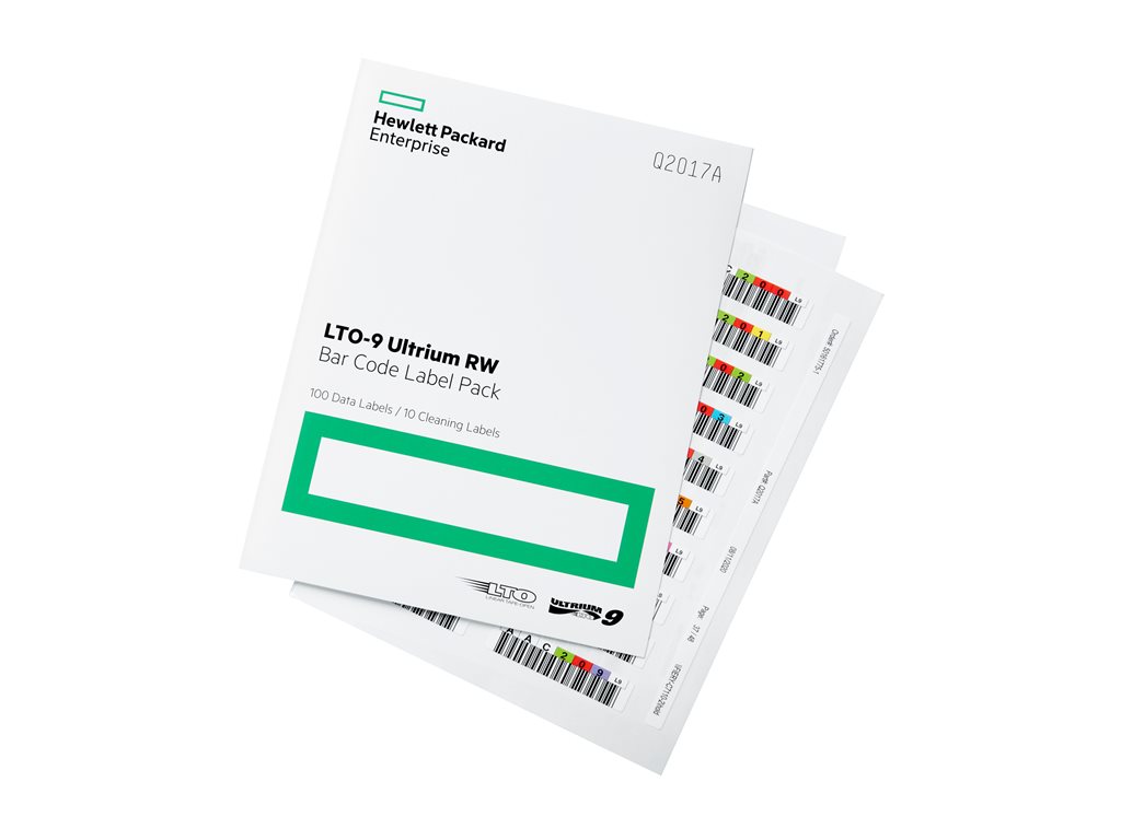 HPE - Barcode-Etiketten (LTO-9) - für HPE T950 / TFinity Full Height EDBA Sled, T950 / TFinity Full Height Sled